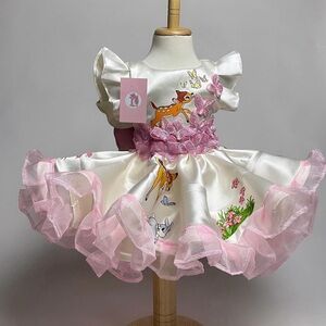 Bambi , skirt and bodysuith with headband